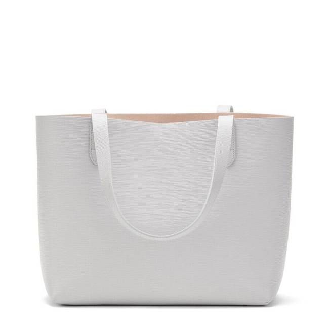 Small Structured Leather Tote