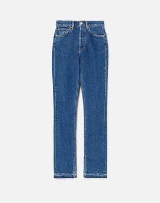 Comfort Stretch High Rise Skinny Boot - Western Rinse