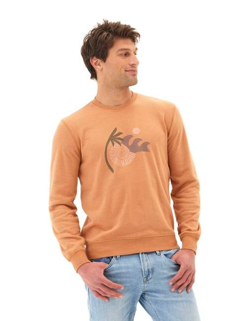 Mineral Wash Graphic Fleece Crew