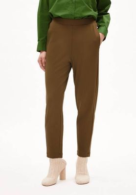 MAGDAALENA JERSEY PANT | dried moss