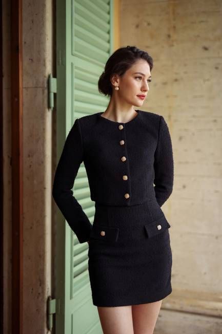 Harmony Tweed Two Piece