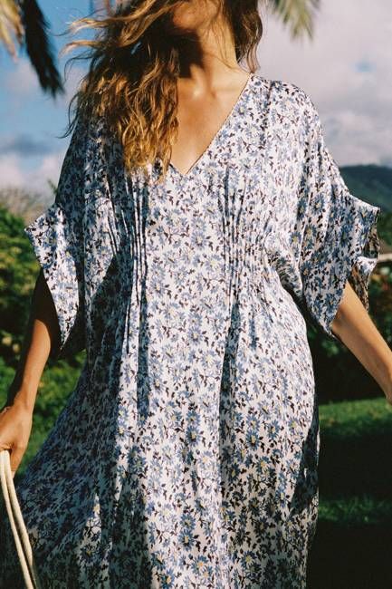 The Aika Dress | Sunflower Azure