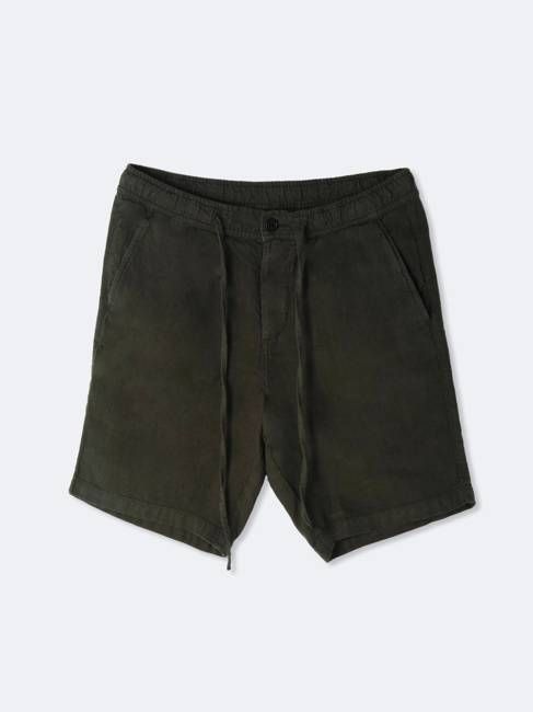 Linen Shorts Ilha Moss