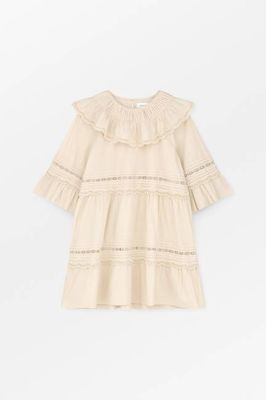 Leaf dress - Antique beige