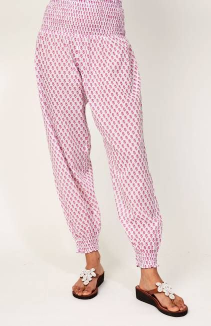 Harem Trousers | Fleur Pink
