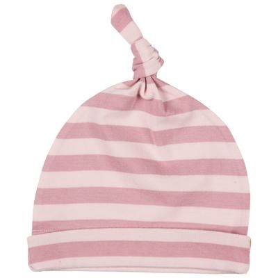 Knotted Hat (Breton Stripe) - Pink