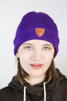 Nachhaltige Beanie Basel veilchen -