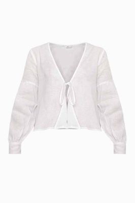 Die Anna Bluse in Weiß