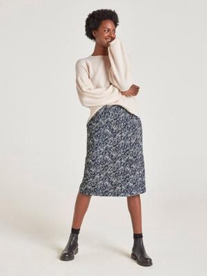 Cotton skirt grey sales