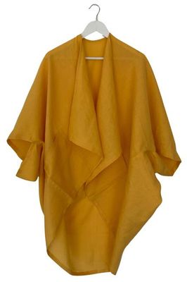 NEU! LINEN Kimono Sonnenblumengelb
