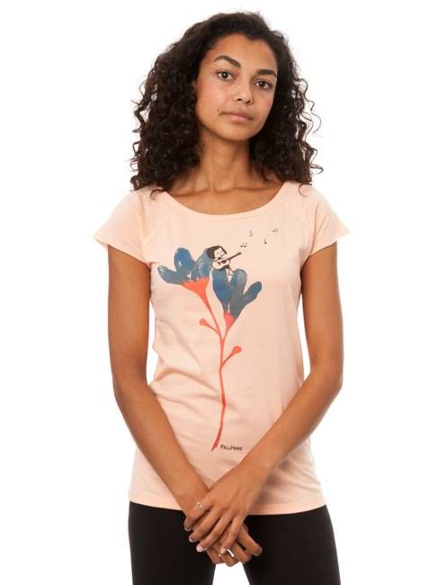 Guitar girl cap sleeve apricot XXL