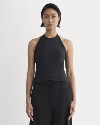 The Form Halter Top | Black