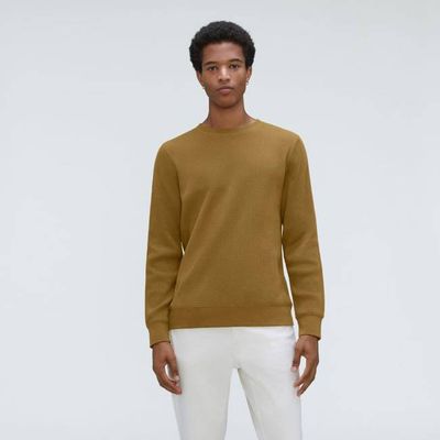 The Waffle Long-Sleeve Crew Tee | Tapenade