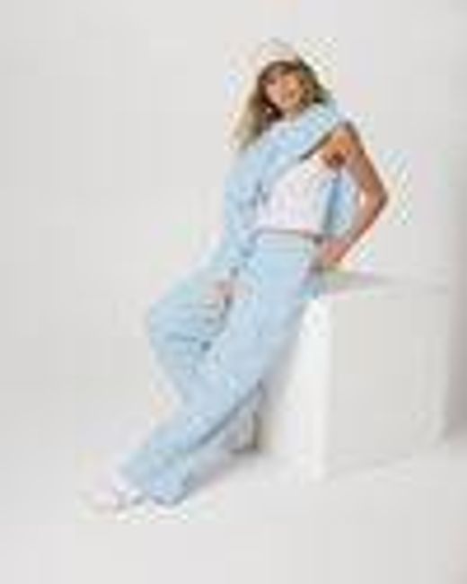 Restore Ultra Wideleg Sweatpant | Soft Sky | Vuori