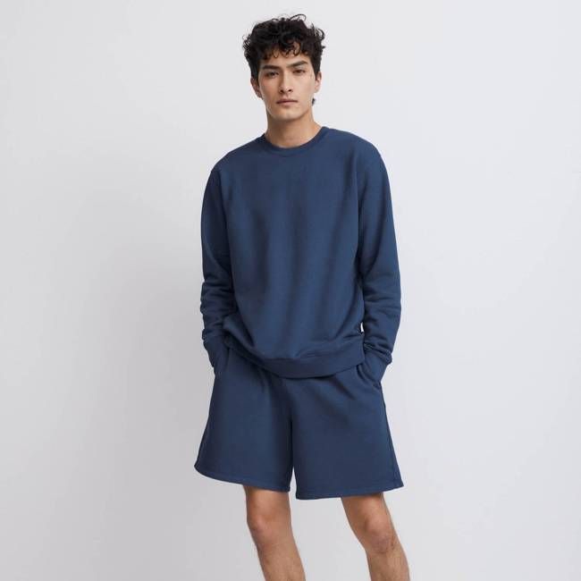 Men's Organic Fleece Crew Neck Sweatshirt