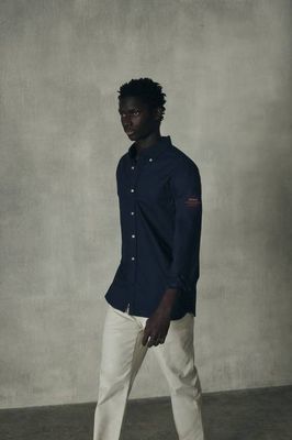 NAVY BLUE ANTONIO SHIRT