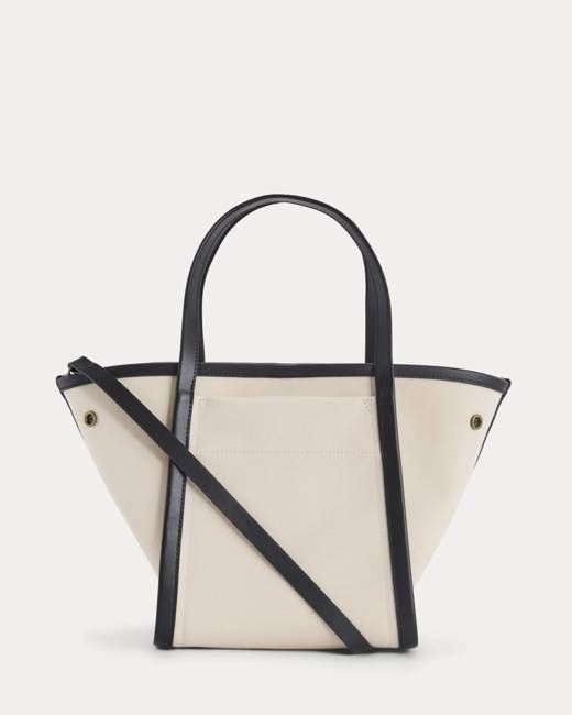 Canvas Mini Lug Tote | Birch