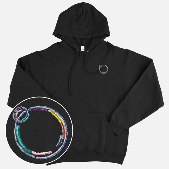 Bubble Embroidered Hoodie (Unisex)