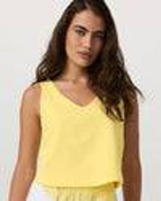 Villa Textured Crop Tank | Sunlight | Vuori