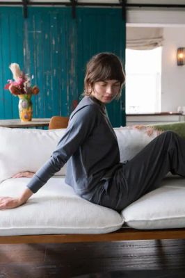 Luna Cosy Top Thunder Grey — Noctu