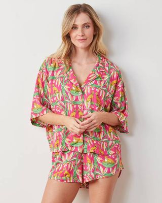 Royal Cheetah - Eco Satin Sweet Dreams Set - Pink Palace