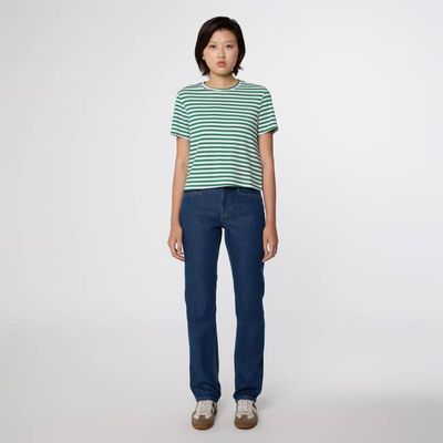 SUNSET Regular Slim Soft Tencel - Basic - Dark Blue
