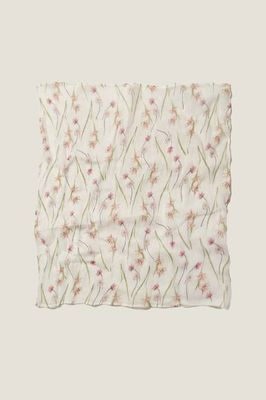 RHS Chiffon Printed Scarf 45cm x 45cm | Cream