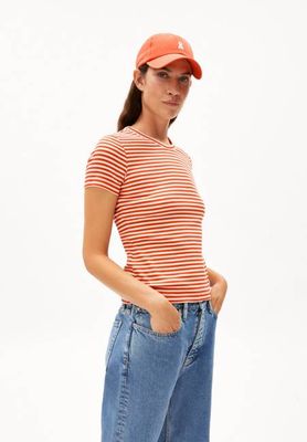 KARDAA STRIPES| poppy red-oatmilk
