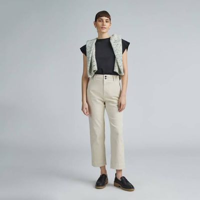 The Organic Straight-Leg Pant | Pumice Stone