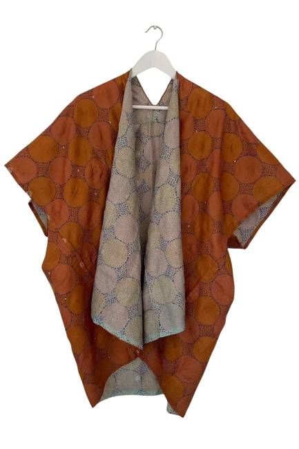 Vintage Silk Trudi Poncho No.74 Jodhpur Edit