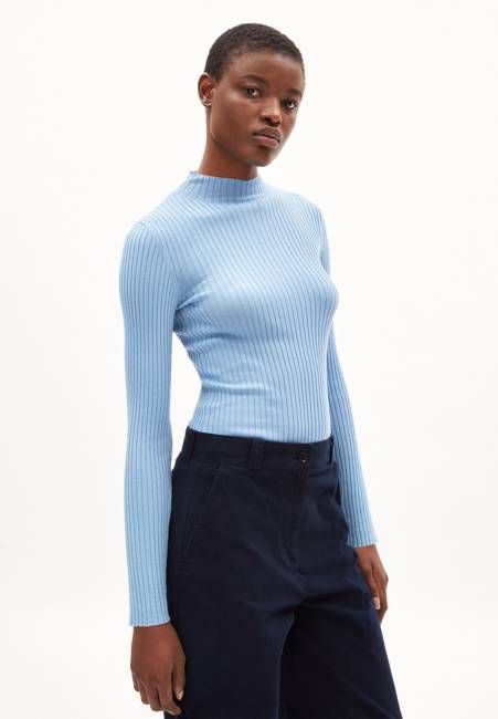 ALAANIA KNIT SWEATER | iceberg blue