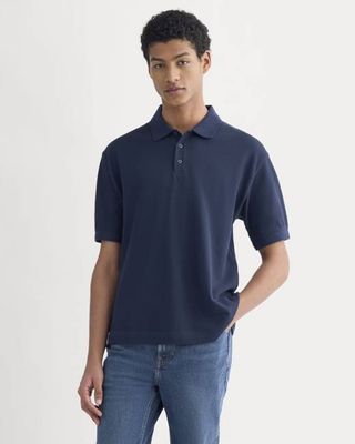 Classic Piqué Polo | Navy