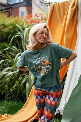 Spaghetti picnic, boxy-fit t-shirt