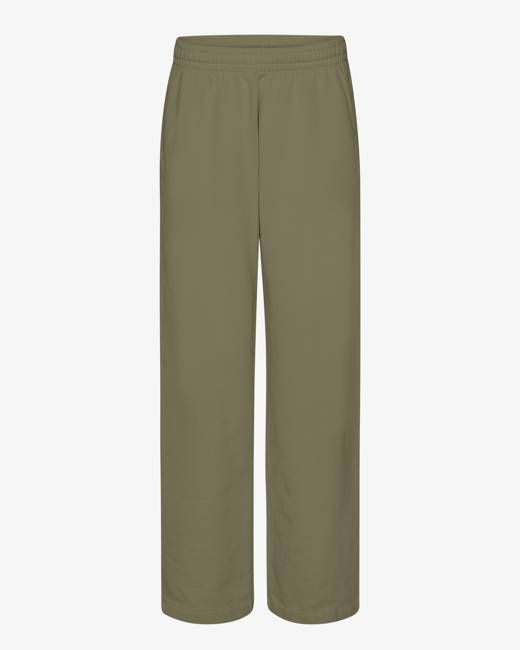 Organic Straight Leg Sweatpants - Dusty Olive