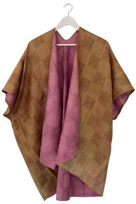 Trudi-Poncho Nr. 48 aus Seide im Vintage-Stil, Jodhpur Bearbeiten