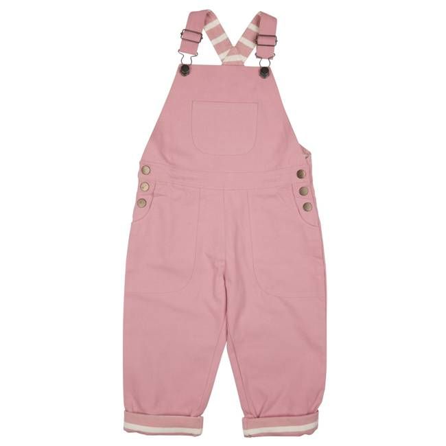 Worker Dungarees (Twill) - Pink