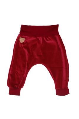 Mitwachsende Bio Nickihose Hygge mini, dahlie (rot) -