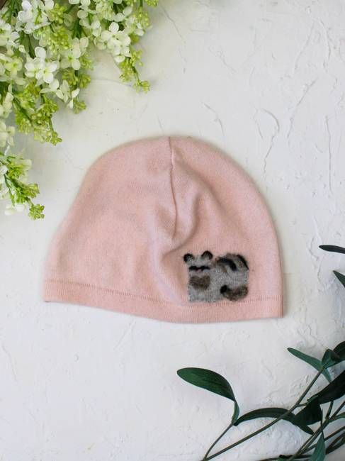 Cat Cashmere Hat - Child