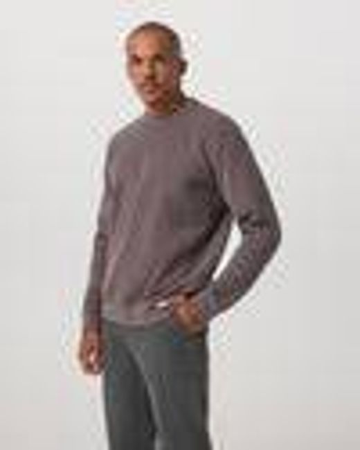 Midweight Rib Sweater | Men's Timber Ribbed Knit Sweater | Vuori