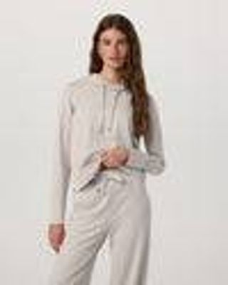 Halo Essential Hoodie | Ecru Heather Pullover | Vuori