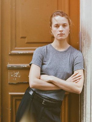 Classic Tee, Regen Silk Noil Jersey, Charcoal