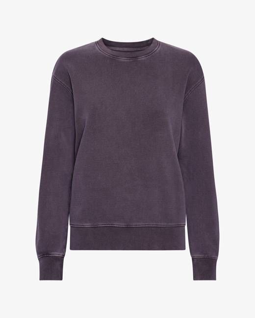Women Classic Organic Crew - Faded Grape