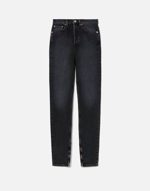 Comfort Stretch Super High Drainpipe - Washed Noir