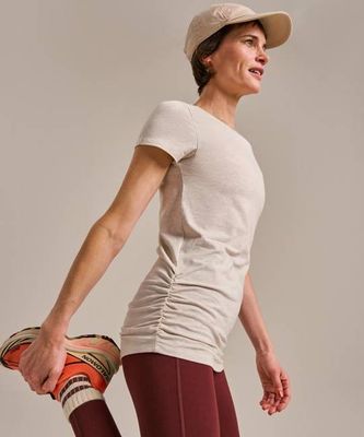 Women's Gathered Hem Air Bamboo T-Shirt