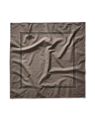 The Bandana in Smoked Olive Pindot