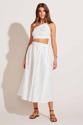 Reina Dress - White Ecolinen