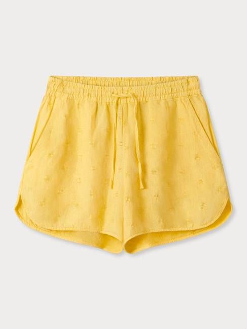 Womens Mimosa Ventanas Musha Linen Shorts