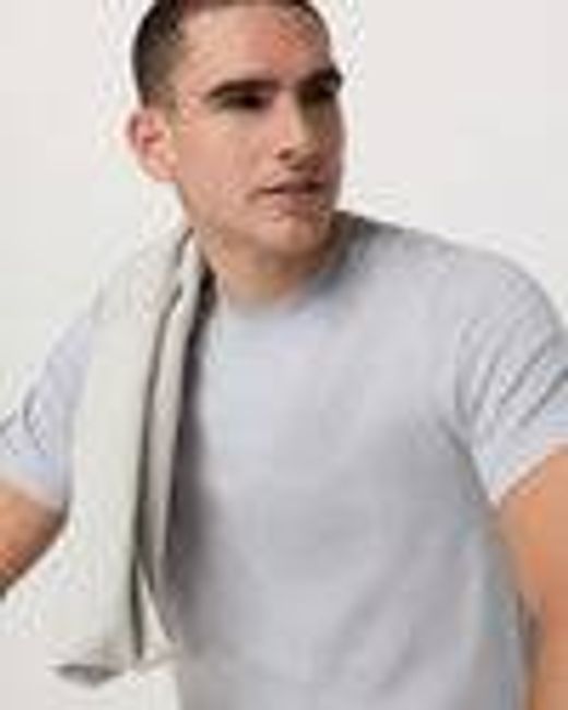 Short Sleeve Ponto Performance Tee | Platinum Heather | Vuori