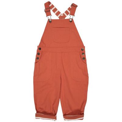 Worker Dungarees (Twill) - Orange