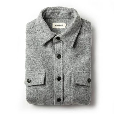 The Maritime Shirt Jacket in Ash Donegal